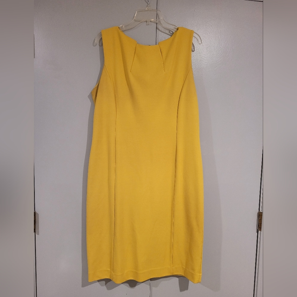 AV Mustard Yellow Midi Dress